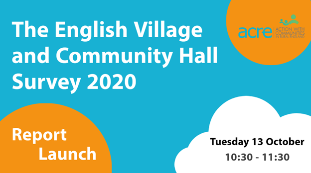 English Village Community Hall Survey Sign