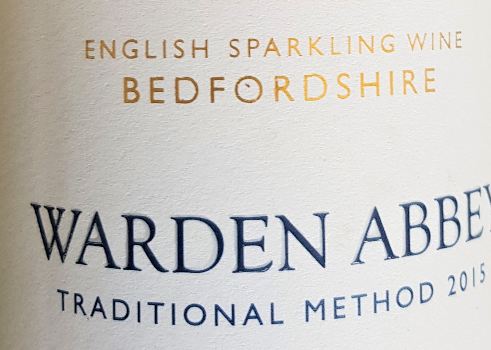 Warden Abbey wine bottle label