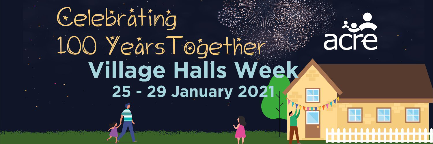 Village Halls Week 2021 poster