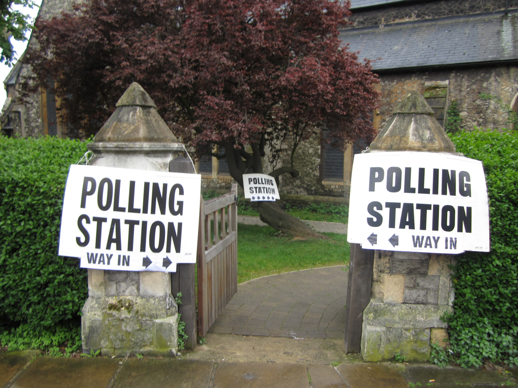 Polling station notices