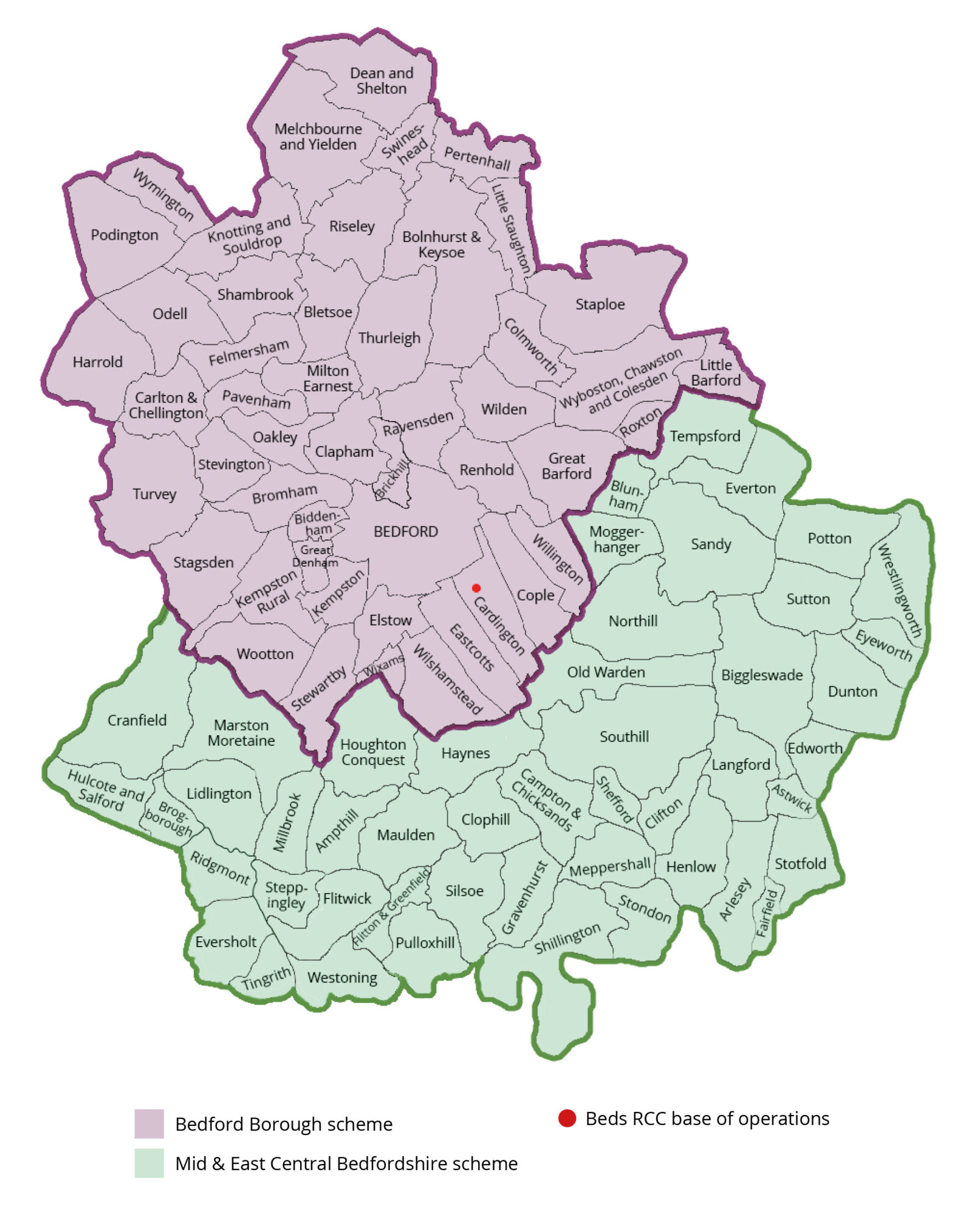 Door to Door leaflet 2026 map